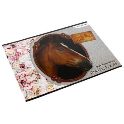 Opakowanie Blok rysunkowy A4 Konie 20 kartek 20 sztuk