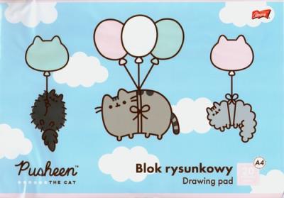 Opakowanie Blok rysunkowy A4 Pusheen 10 kartek 10 sztuk