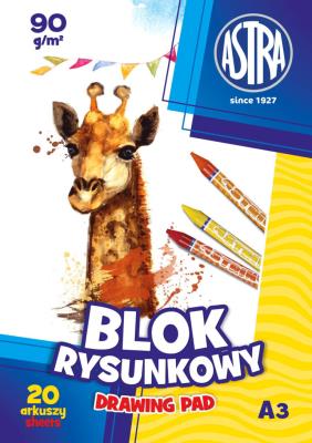Opakowanie Blok rysunkowy Astrapap A3 100g 20 ark