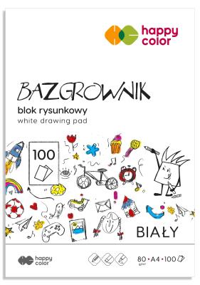Opakowanie Blok rysunkowy Bazgrownik A4 100 ark. 80g Happy Color