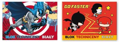 Opakowanie Blok techniczny A4/10K biały Batman