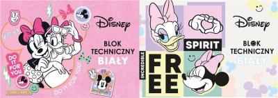 Opakowanie Blok techniczny A4/10K biały Minnie Mouse