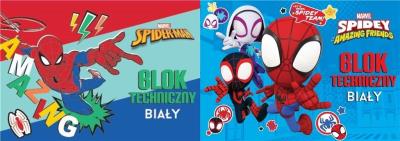 Opakowanie Blok techniczny A4/10K biały Spider Man