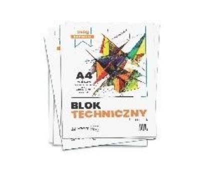 Blok techniczny A4 biały premium 250g (10szt). Wydawca: Wektor. SmakLiter.pl Opakowanie Blok techniczny A4 biały premium 250g (10szt)