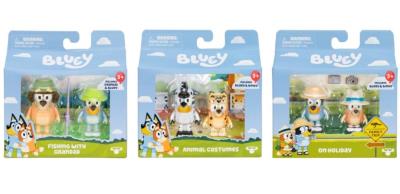 Bluey. Zestaw z 2 figurkami mix. Wydawca: TM Toys. SmakLiter.pl Opakowanie Bluey. Zestaw z 2 figurkami mix