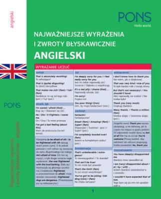 Okładka książki Błyskawicznie zwroty i wyrażenia angielskie A1-A2