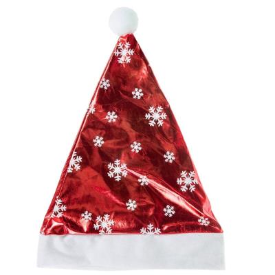 Opakowanie Błyszcząca czapka mikołaja czerwona