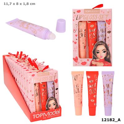 Opakowanie Błyszczyki Top Model w ozdobnym pudełku 3 sztuki 12182A