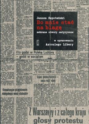 Okładka książki Bo mnie stać na blagę