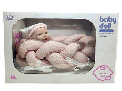 Opakowanie Bobas z kocykiem i butelką 25cm