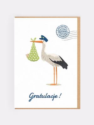 Opakowanie Bocian kartka