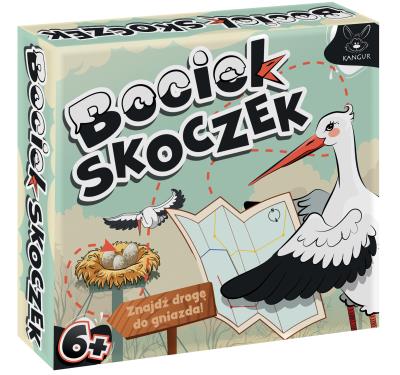 Bociek Skoczek. Wydawca: Kangur. SmakLiter.pl Opakowanie Bociek Skoczek