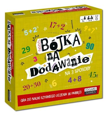 Okładka książki Bójka na dodawanie. Gra do nauki.. liczenia