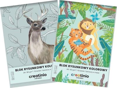 Opakowanie Bok rysunkowy kolorowy A4/10K Creatinio (20szt)