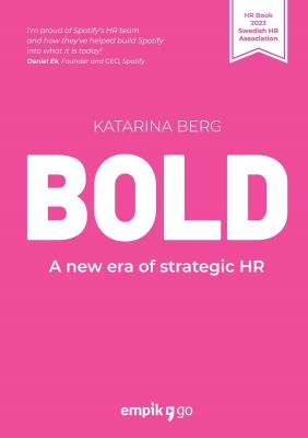 Okładka książki BOLD. A new era of strategic HR wer angielska