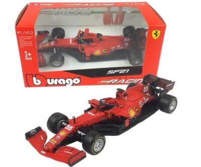 Opakowanie Bolid F1 Ferrari SF21 2021 Carlos Sainz BBURAGO