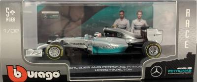 Opakowanie Bolid F1 Mercedes-AMG W05 Petronas 1:32 BBURAGO