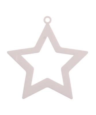 Opakowanie Bombka biała Gwiazdka plexi