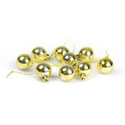 Opakowanie Bombki mini złote 9szt