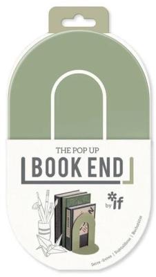 Book End Podpórka pod książki oliwkowy. Wydawca: IF. SmakLiter.pl Opakowanie Book End Podpórka pod książki oliwkowy