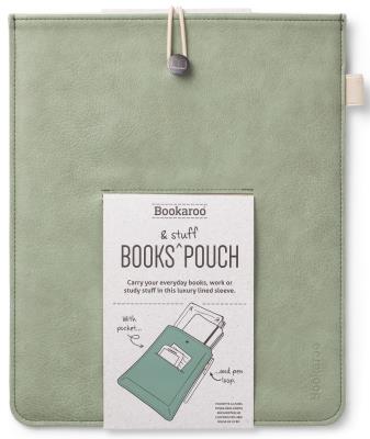 Bookaroo Books & Stuff - etui na książkę - oliwka. Wydawca: IF. SmakLiter.pl Opakowanie Bookaroo Books & Stuff - etui na książkę - oliwka