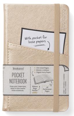 Bookaroo Notatnik Journal Pocket A6 - Złoty. Wydawca: IF. SmakLiter.pl Opakowanie Bookaroo Notatnik Journal Pocket A6 - Złoty