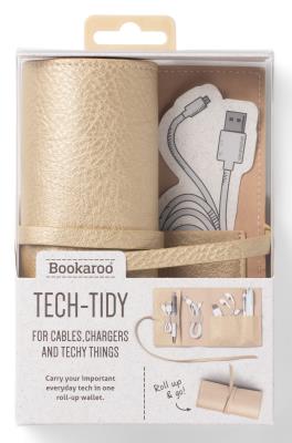 Bookaroo Travel tech-tidy organizer podróżny złoty. Wydawca: IF. SmakLiter.pl Opakowanie Bookaroo Travel tech-tidy organizer podróżny złoty