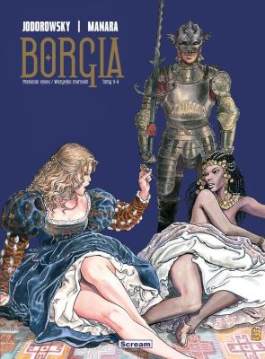 Borgia T.3-4. Autor: Alejandro Jodorowsky, Manara Milo. SmakLiter.pl Okładka książki Borgia T.3-4