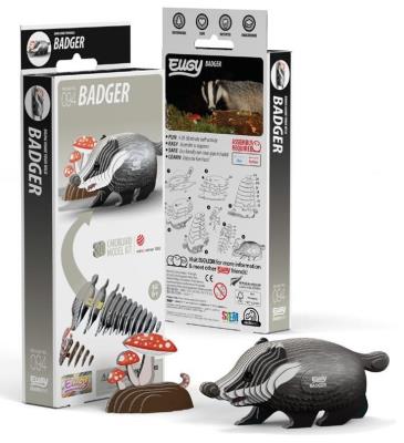 Opakowanie Borsuk Eugy. Eko Układanka 3D