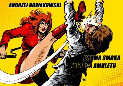 Brama smoka/Władca amuletu. Autor: Nowakowski Andrzej. SmakLiter.pl Okładka książki Brama smoka/Władca amuletu