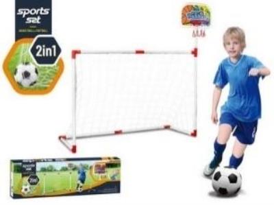Bramka piłkarska 2w1. Wydawca: Czapska. SmakLiter.pl Opakowanie Bramka piłkarska 2w1