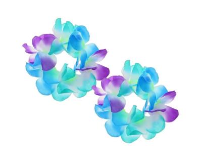 Opakowanie Bransoletki hawajskie niebiesko-fioletowe 2szt