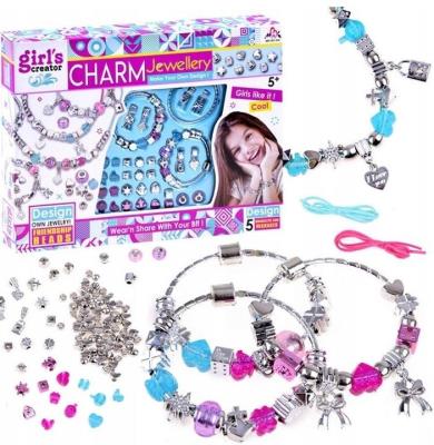 Bransoletki z charmsami. Wydawca: Rastar. SmakLiter.pl Opakowanie Bransoletki z charmsami
