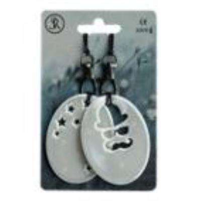 Breloczki odblaskowe The CUT Collection. Wydawca: MG. SmakLiter.pl Opakowanie Breloczki odblaskowe The CUT Collection