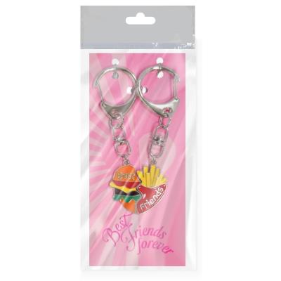 Opakowanie Brelok Best friends Burger + frytki