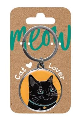 Opakowanie Brelok dla kociarzy - czarny kot