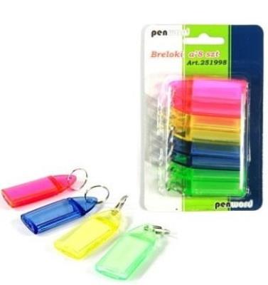 Opakowanie Brelok do kluczy 8szt