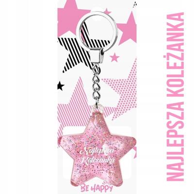 Opakowanie Brelok Gwiazdka Najlepsza Koleżanka