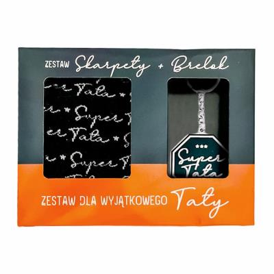 Opakowanie Brelok i skarpety dla Super Taty