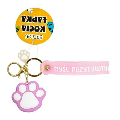 Opakowanie Brelok kocia łapka fioletowy