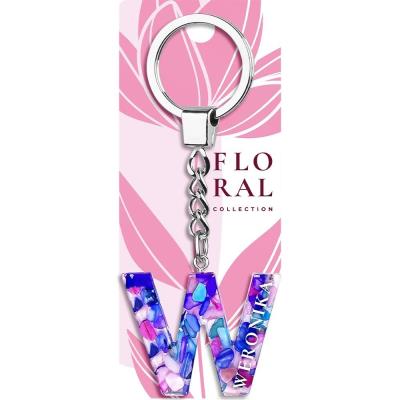 Opakowanie Brelok Literka Weronika