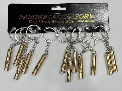 Opakowanie Brelok metalowy Gwizdek (12szt)