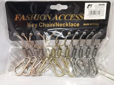 Opakowanie Brelok metalowy karabińczyk (12szt)