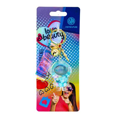 Opakowanie Brelok metalowy z płynnym wypełnieniem Astrafun Love and Beauty 1szt.mix