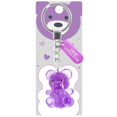 Opakowanie Brelok Miś Super Dziewczyna