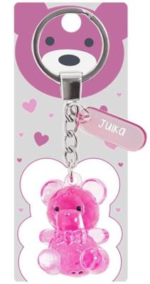 Opakowanie Brelok miś z imieniem - Julka