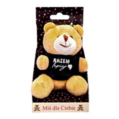 Opakowanie Brelok miś z koszulką. Razem lepiej