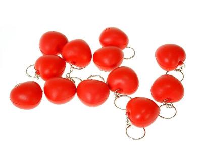 Opakowanie Brelok piankowy serce (12szt)