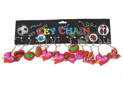 Opakowanie Brelok serce MIX (12szt)