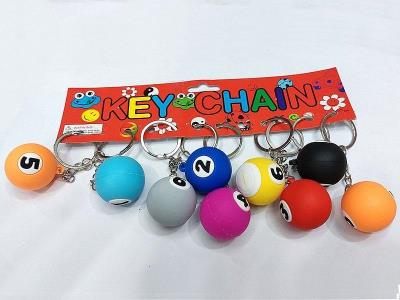 Opakowanie Brelok silikonowy kula bilardowa (12szt)